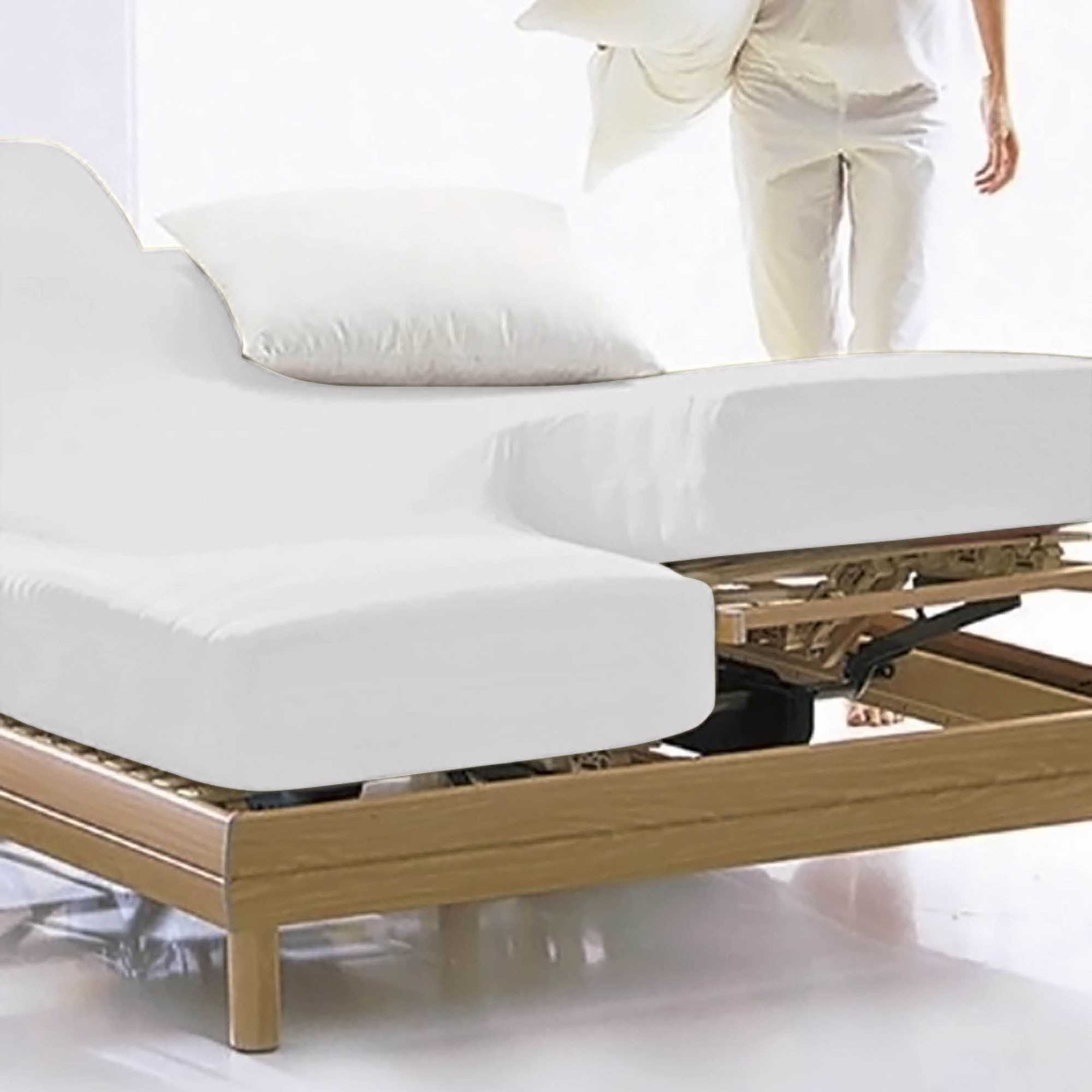Alicate de sábana bajera de cama fija decorativo botón de sábana de cama de cruz elástica blanco 